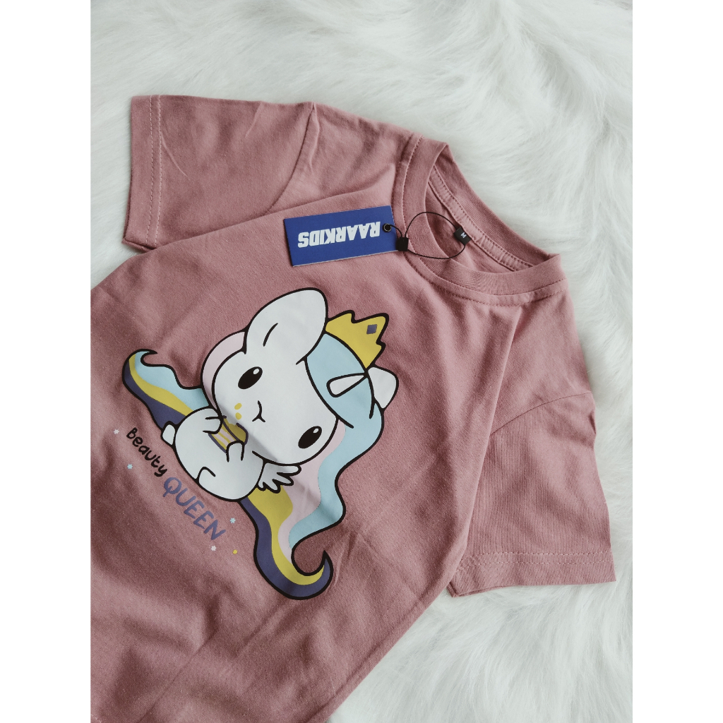 Raarkids baju anak perempuan Usia 1 8 Tahun Karakter Unicorn