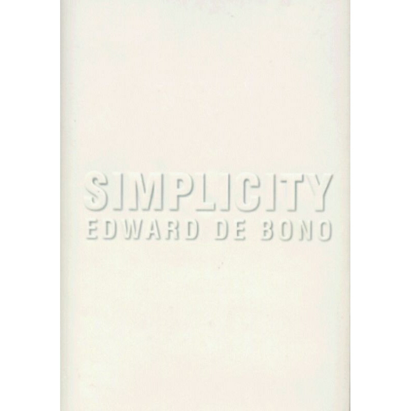 Simplicity Edward de bono