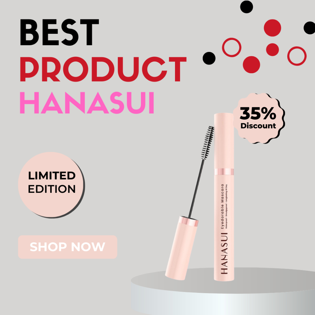 Hanasui Eyedorable Mascara Tahan Lama Anti Luntur 8ml