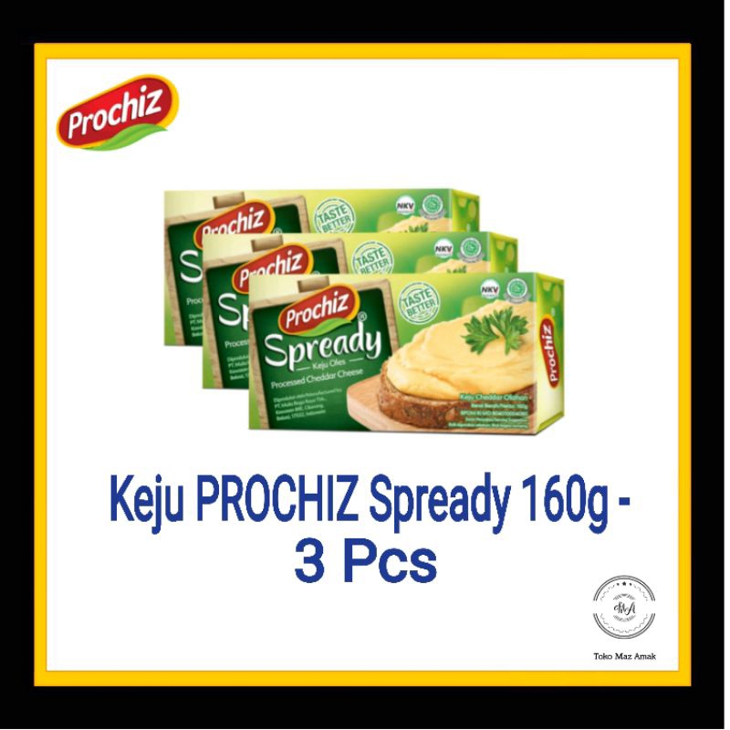 

Keju Prochiz Spready 160 gr - 3 pc