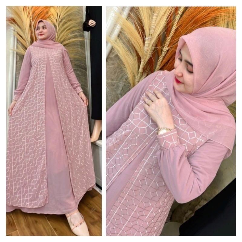 Dress Cantik Mewah by Fadiyah Original Branded