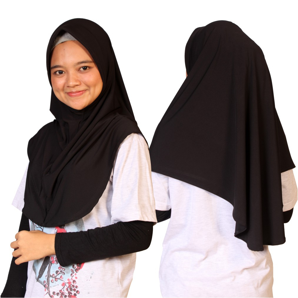 hijab instan panjang jilbab sport syar'i kerudung olahraga menutup dada