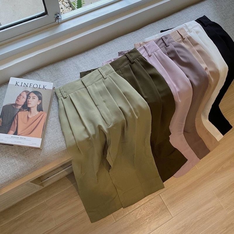 KULLOT HM JUMBO/CELANA KERJA WANITA/CELANA PANJANG ANTI KUSUT/LOSPENT HIGH WAIST