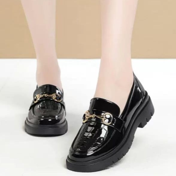 Sepatu Loafers Croco Glosy ZIZY Premium CRC 0202