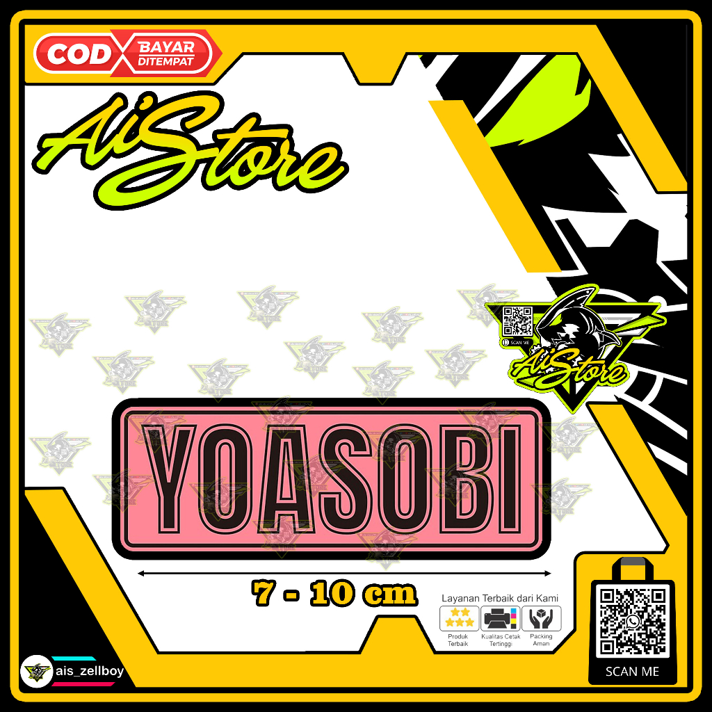 Stiker Yoasobi