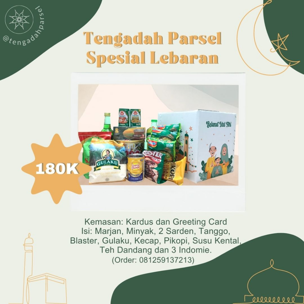 

Hampers Lebaran Isi Sembako (Pack. Kardus)