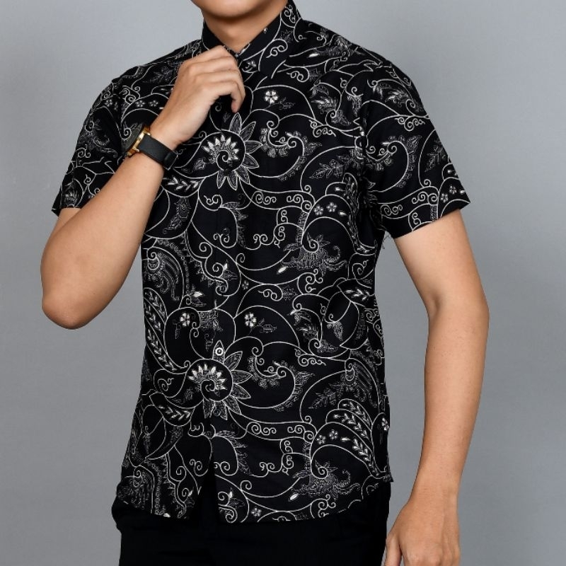 KEMEJA BATIK PRIA SLIMFIT DAN SLIM FIT ORIGINAL OB356