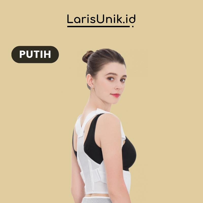 Corrector Penegak Punggung Alat Bantu Terapi Kesehatan Penyangga Penyanggah Penahan Korektor Postur Ikat Punggung Bungkuk Skoliosis Back Posture CORRECTOR JINGBA Pria Wanita Original New Premium Original