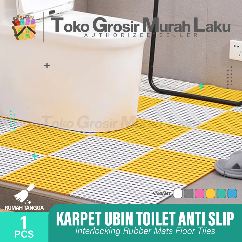 KARPET KARET KAMAR MANDI ANTI SLIP KESET LANTAI TOILET  ANTI LICIN