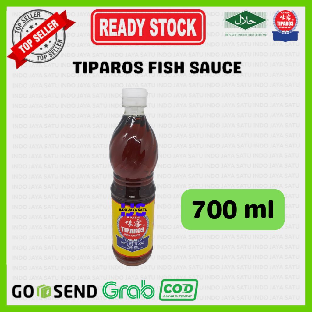 

Tiparos Fish Sauce 700ml Kecap Ikan Tiparos 700 ML Halal Thailand BPOM