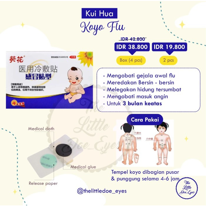 Koyo / Plester Batuk Pilek - Bayi dan Anak