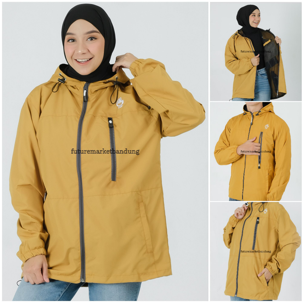 Jaket pria wanita jumbo IKC 002 distro cbr six Bandung keren grosir pakaian pria H0D7 jacket jaket parasut parasit jaket gunung pria wanita WATERPROOF ORIGINAL FCF