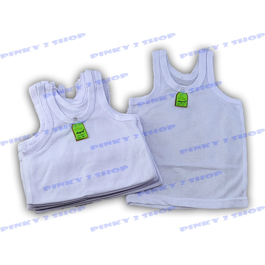 KAOS DALAM ANAK SINGLET ANAK KHUSUS PUTIH UKURAN S,M,L,XL,3L