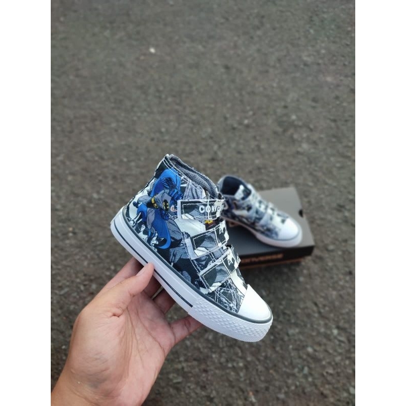 SEPATU ANAK CONVERSE ALL-STAR KIDS MOTIF SUPER HERO SIZE 21-35