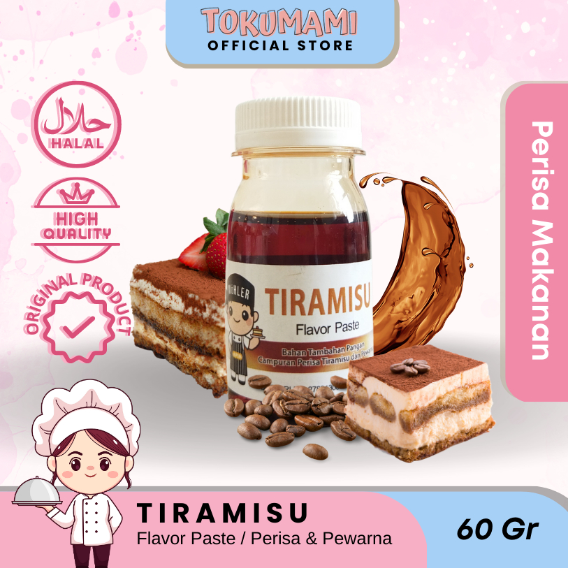 

Tokumami - Flavor Paste / Pasta Perisa Mohler Tiramisu 60 Gram