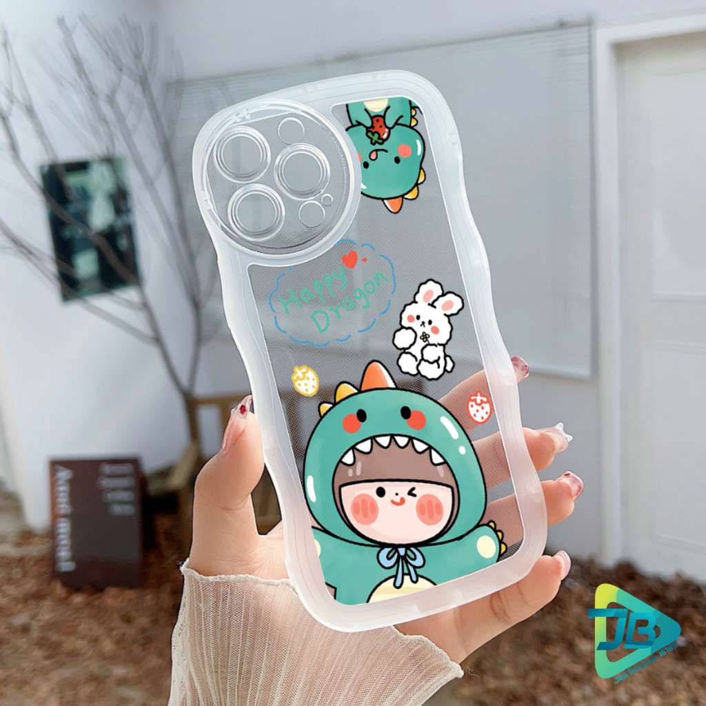 CUSTOM SOFTCASE WAVE GELOMBANG CLEAR CUSTOM FRESS COOL FOR XIAOMI REDMI 4A 5A 6A 8 9A 9C 10A 10 10C NOTE 5A PRIME 8 9 10 11S 11 PRO PLUS POCO C40 M3 M4 M5 X3 PRO MI A1 PLUS 2022 JB8426