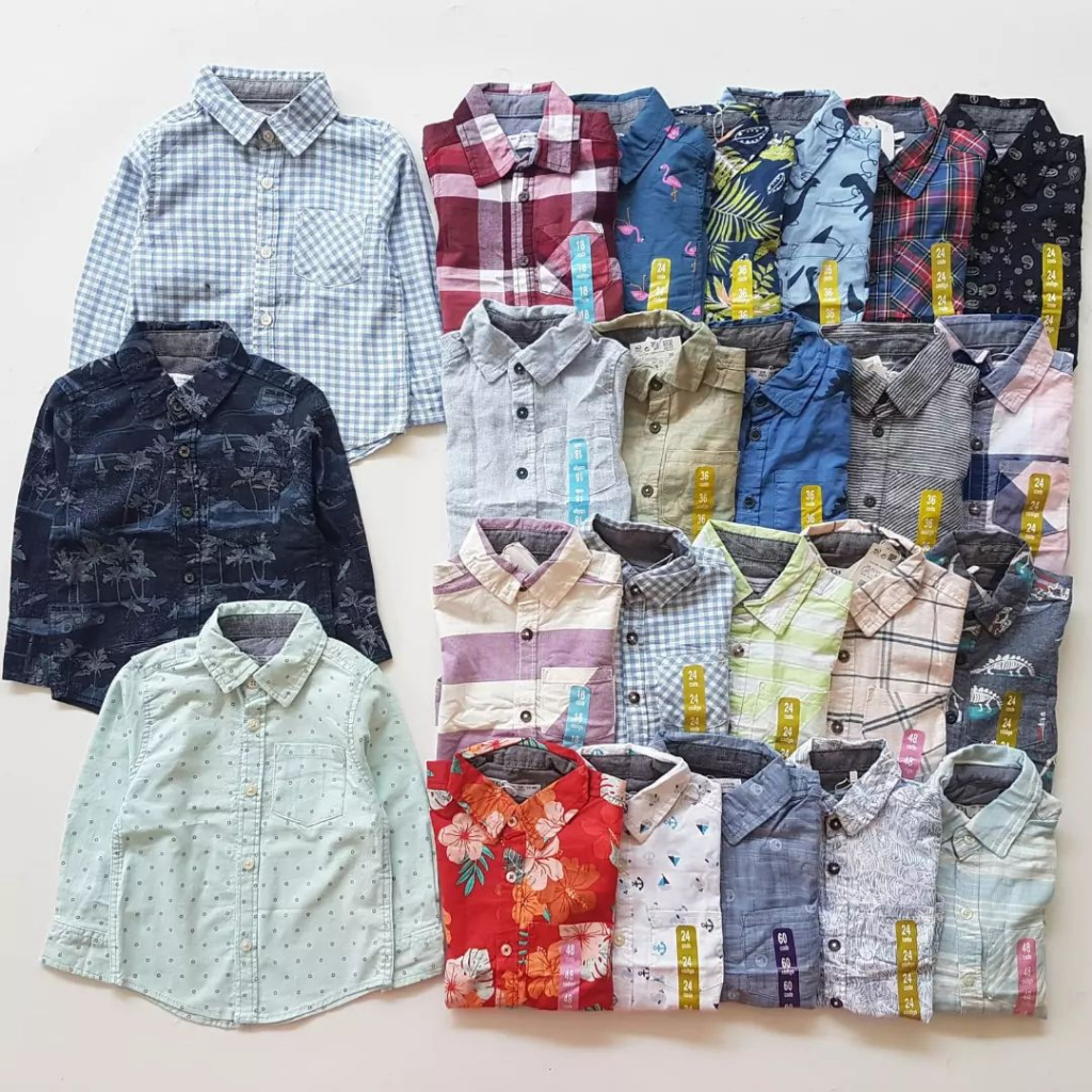 kemeja Zara // Kemeja Anak Lengan Panjang // Kemeja Anak // kemeja anak laki-laki