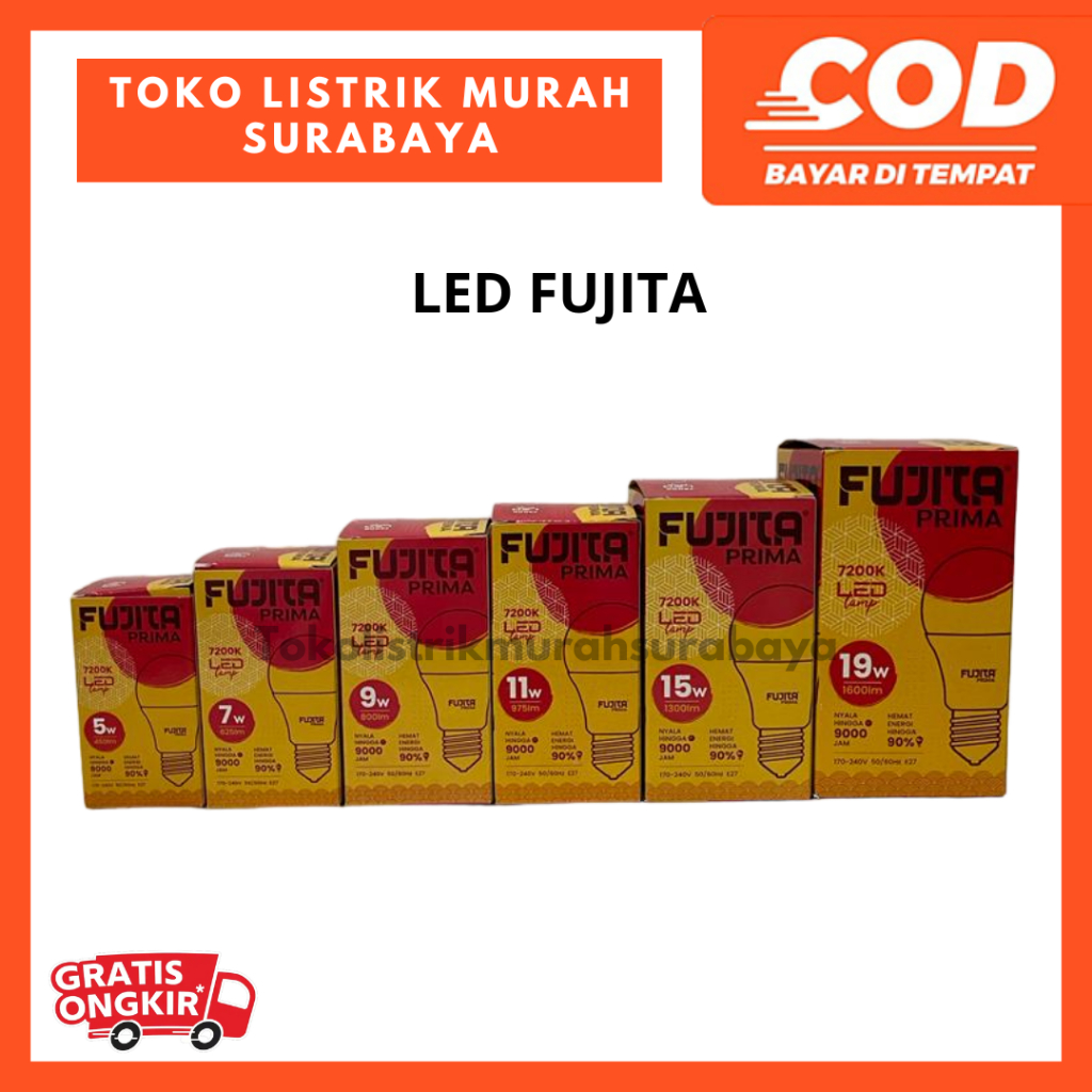 LED FUJITA/ LED MURAH FUJITA 5,7,9,11,15,19W