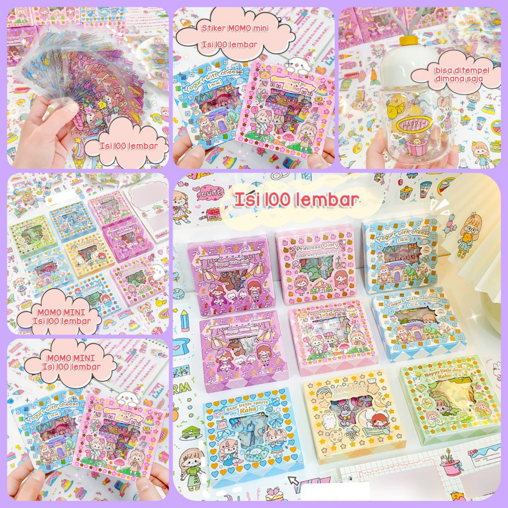 

LUCKY CAT - Isi 100 Lembar Mini Momo | Sticker Deco Aesthetic | Motif Kartun Lucu | Anti Air Waterproof Untuk Hias Tumbler DIY Hp Dekorasi Buku Diary Memo Journal Catatan Harian Anak Sekolah Alat Tulis | Bahan Stiker Transparant Bisa Untuk Kado Ultah