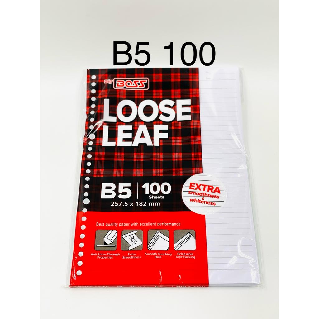 

Loose Leaf / Isi Kertas File / Binder Big Boss B5 100 Lembar