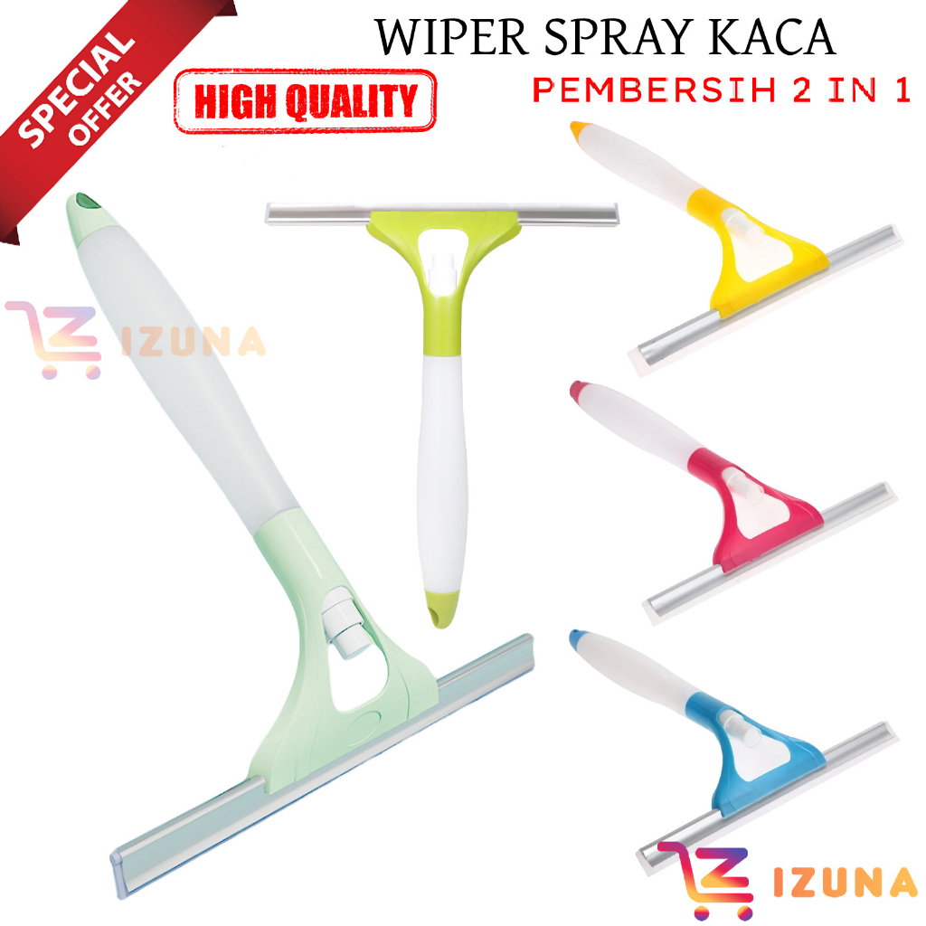 [IZUNA] WIPER SPRAY PEMBERSIH KACA 2 IN 1 / PEMBERSIH KACA WIPER DENGAN SEMPROTAN DISPENSER / WIPER SPRAY 2 IN 1 / ALAT PEMBERSIH KACA / PEMBERSIH KACA JENDELA