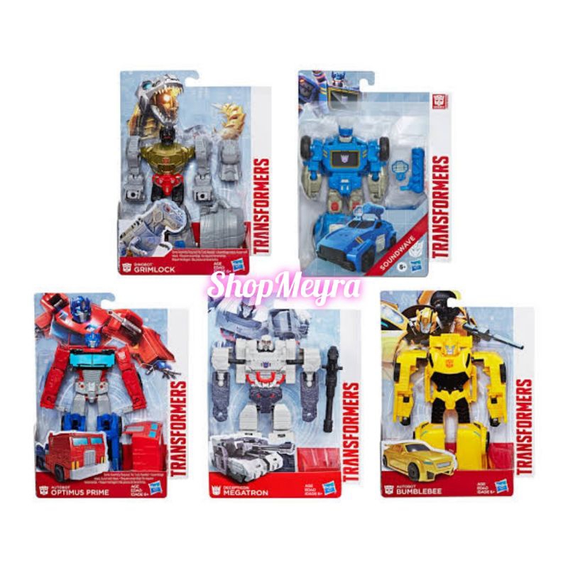 Transformers Gen Authentic Alpha Optimus Prime, Bumblebee, Soundwave, Grimlock