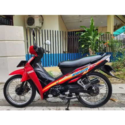 STICKER LIS STRIPING VEGA R NEW 2007 2008 | HITAM SAYAP MERAH