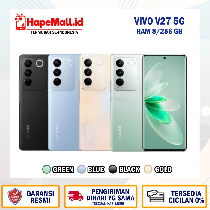 VIVO V27 5G RAM 8/256 GB GARANSI RESMI TERMURAH
