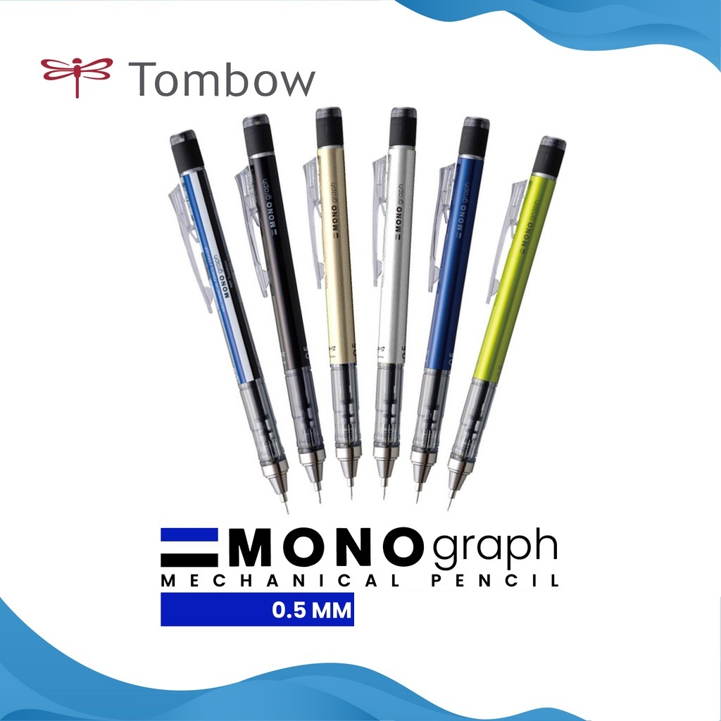 

Mechanical Pencil 0.5 DPA-132B/Eraser Tombow Mono Graph DPA-132B