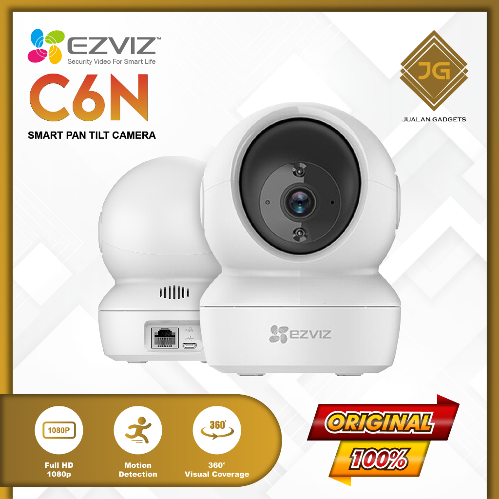 CCTV EZVIZ C6N 1080P Smart Wireless IP Camera - Garansi Resmi