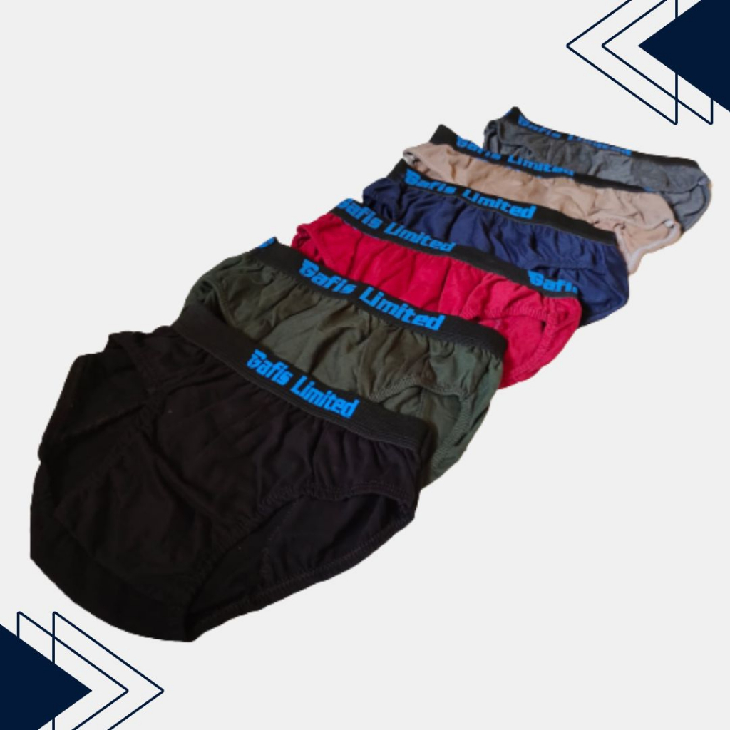 CELANA DALAM PRIA DEWASA ISI 6 PCS BAHAN KATUN PREMIUM CD LAKI-LAKI MURAH-6 PCS