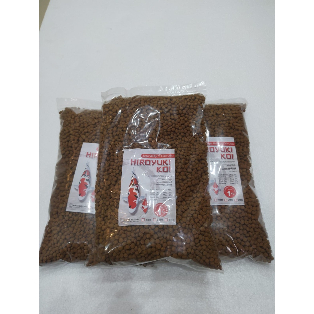 Hiroyuki Pakan Koi Super Bulky & Color Max 1000 gr
