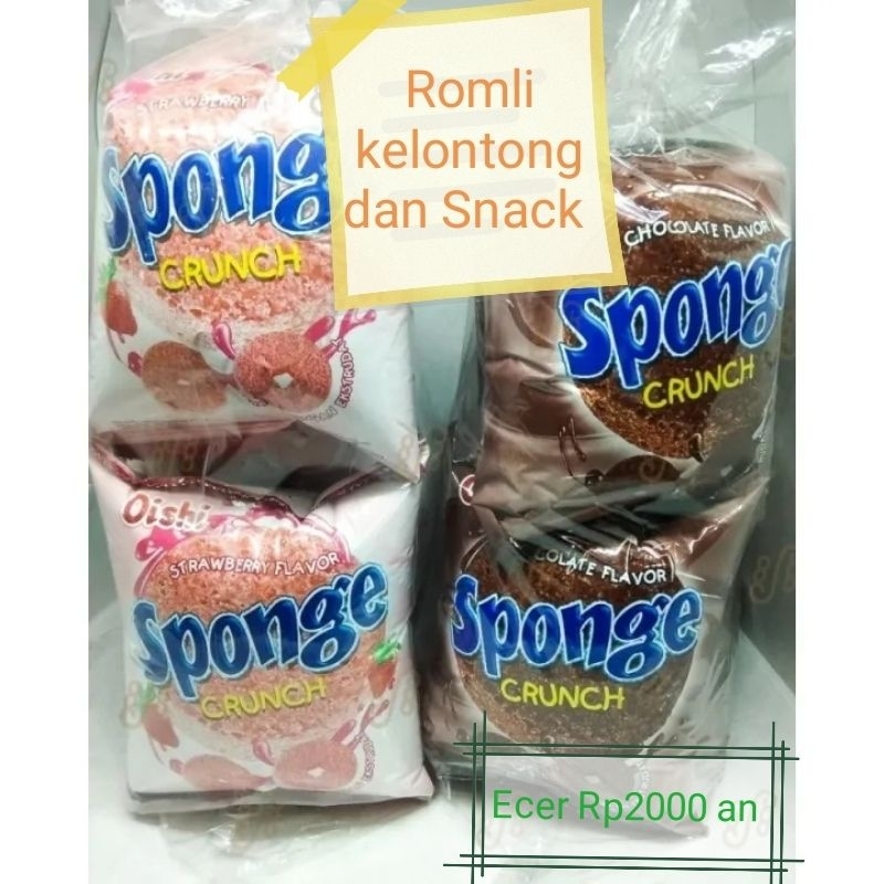 

Oishi Sponge Coklat / Strawberry (1 Pak isi 10 Pcs 22gram) Cemilan murah dan enak