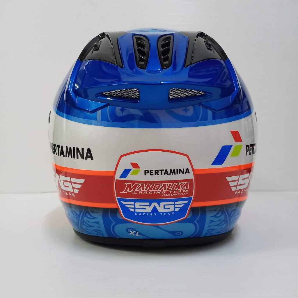 HELM NHK R6 HALF FACE GP EDITION MANDALIKA