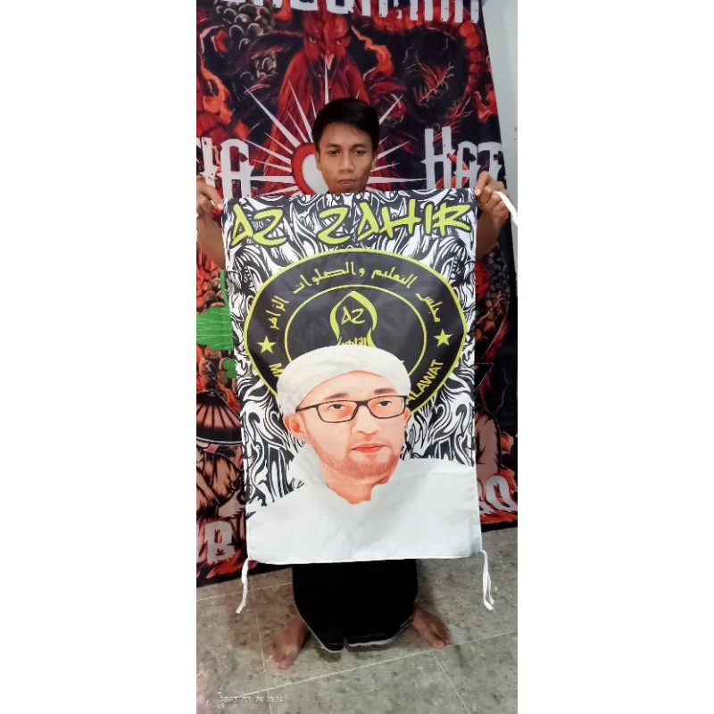 Bendera printing AZ ZAHIR ready stok