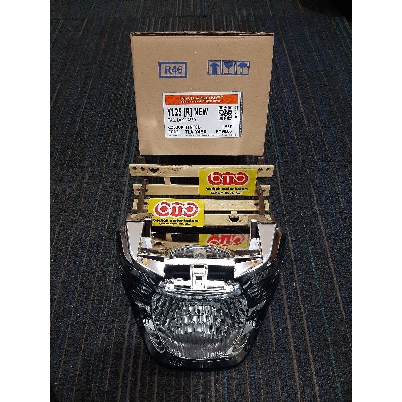 Yamaha 125 ZR RXZ Catalyzer lampu stop lampu belakang tail lamp tinted smoke