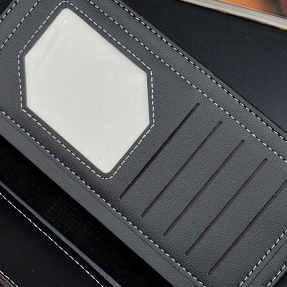 DOMPET LIPAT PRIA PANJANG IMPORT KULIT HITAM NEVERO WA672B5 BRANDED DISTRO LAKI ORIGINAL SLOT KARTU RESLETING UANG KOIN COWOK KEREN FASHION KEKINIAN REMAJA DEWASA PREMIUM BATAM SIMPLE