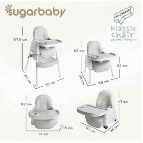 Sugar Baby Klassic Chair 6 IN 1 Multifunction High Chair / Kursi Makan Sugar Baby K Chair 1