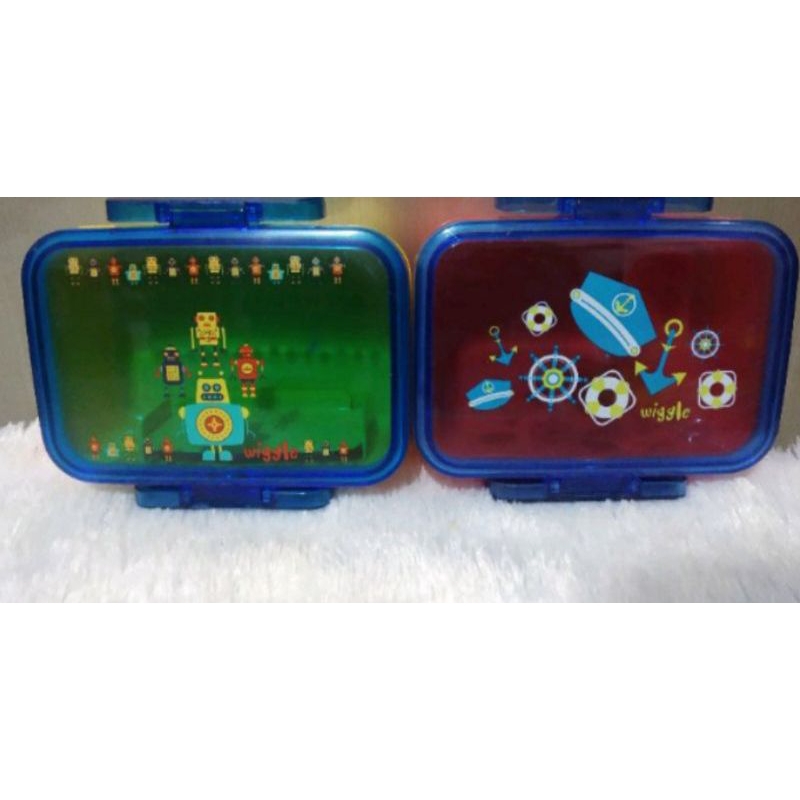 Kotak makan wiggle nautical technoplas