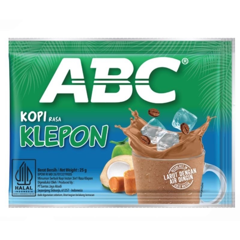 ABC kopi Klepon kopi rasa Klepon 25 gram