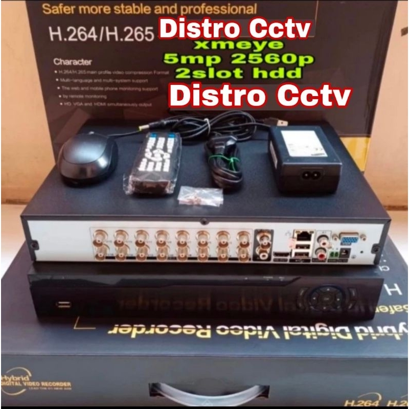 Dvr 16ch 5mp full hd ( 6 in 1 ) support analog,ahd,hdtvi,hdcvi,xvi&amp; ip camera