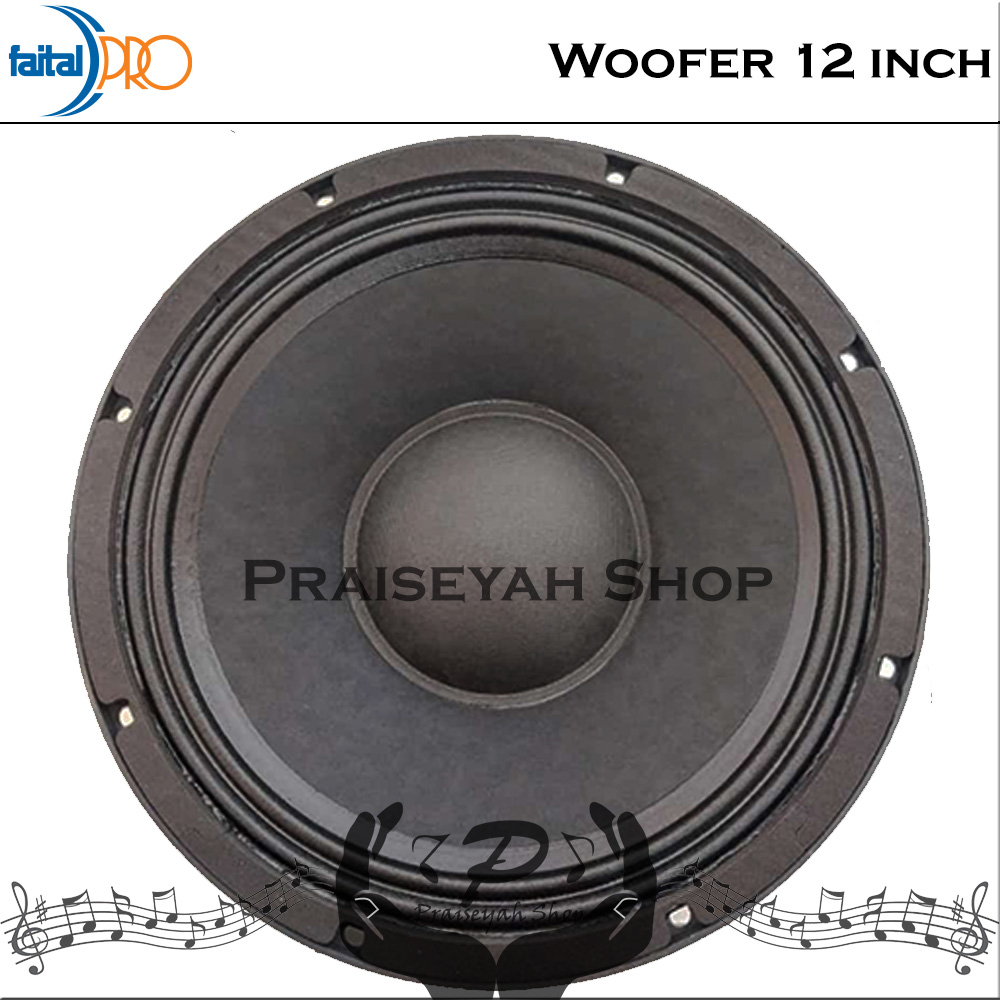 Faital Woofer Speaker Komponen 12 inch 12HP1020 8 ohm Neodymium