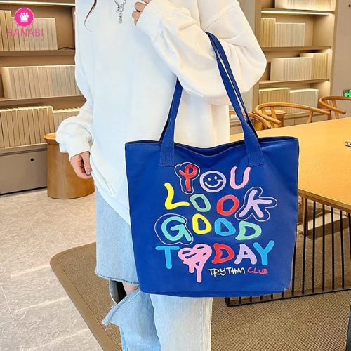 HANABI-tas totebag LOOK GOOD tas wanita tas jalanjalan tas korea tas kuliah