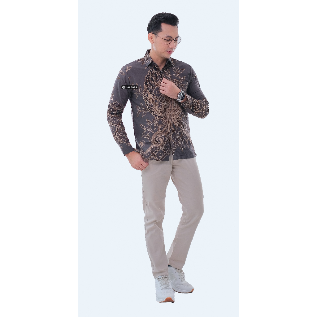 Handara Batik Pria Peksi Ulir Ash HB-134