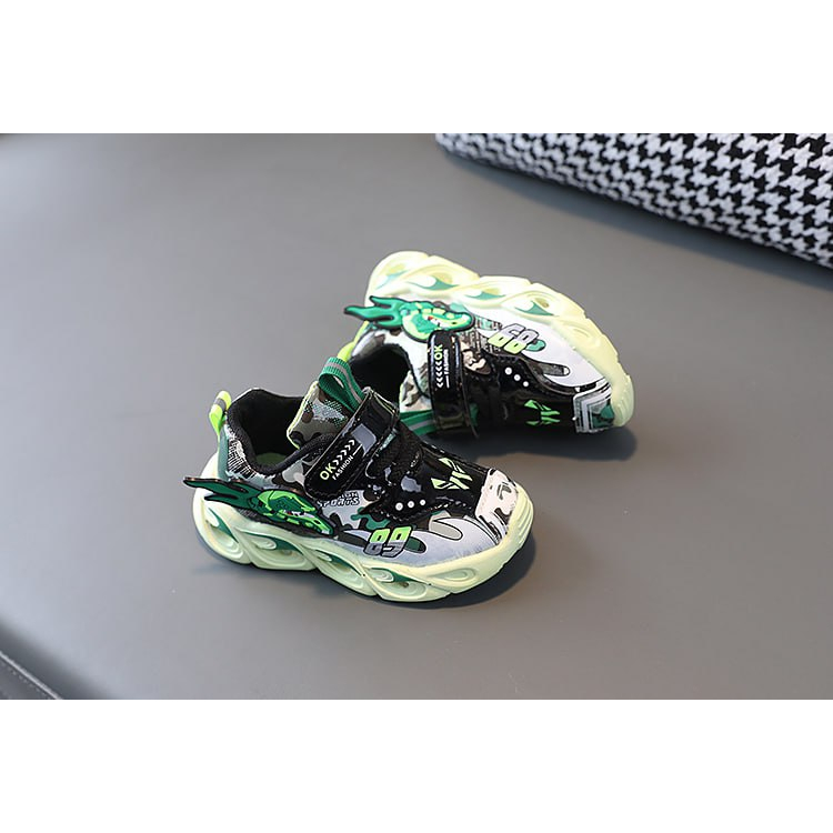 LID3026 – Sepatu Sport Anak Laki-Laki Casual Bayi Dengan Lampu LED Sekolah- Your Affordable Quality!