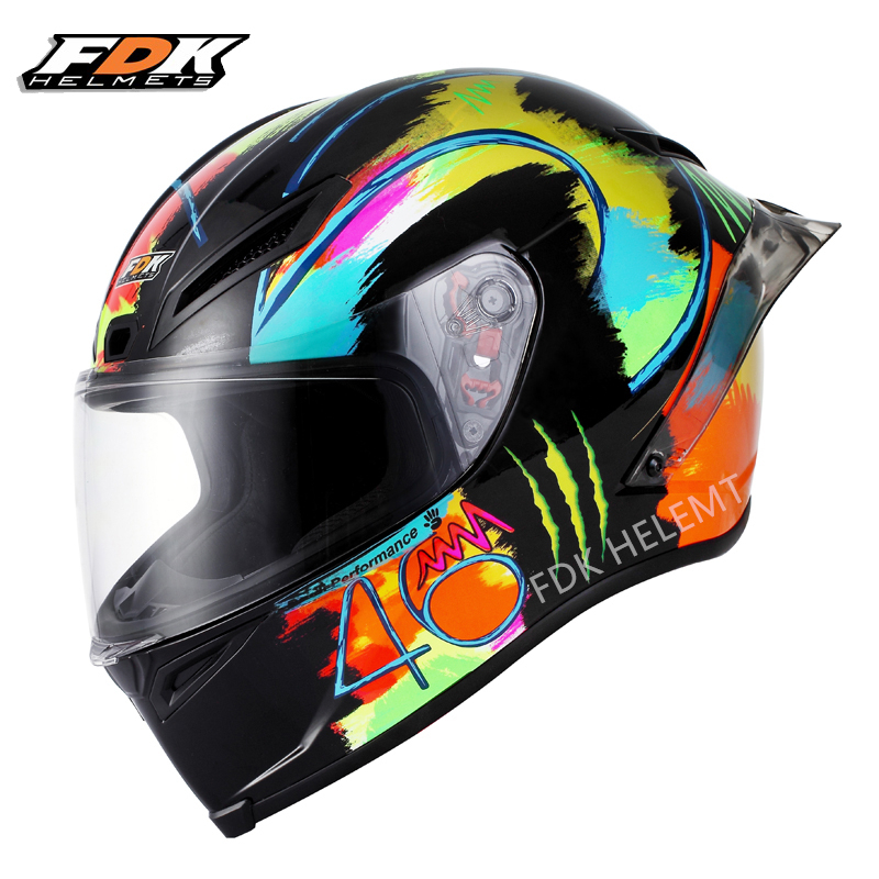 FDK Helm Full Face Winter Text 2019 Pista Model Motor Helm Tersedia Untuk Pria Dan Wanita Bisa Cod