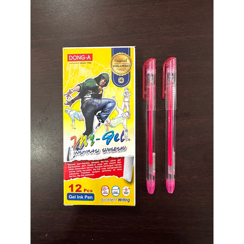 

PULPEN MY GEL DONG-A 0.5MM / PEN MY GEL DONG-A 0.5 MM / PINK