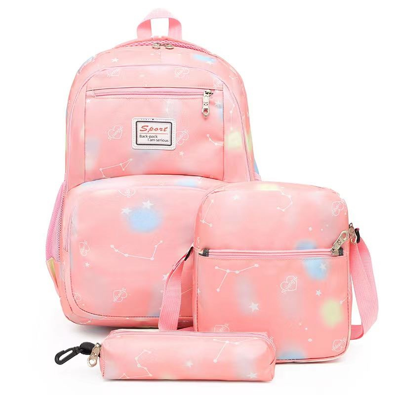 MV_Marvelouz MV701997 Tas RANSEL Remaja Wanita 3IN1 Nilon Warna Cantik Kekinian Terbaru 1kg bisa 2 tas supplier tas import JTF1997