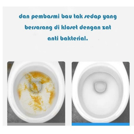 Beruang Biru Pembersih Toilet Otomatis Magic Flush Cleaner WC Wangi Lama