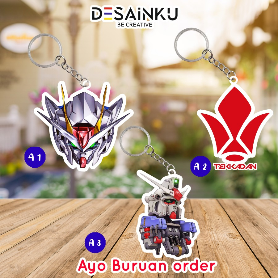 GANCI GUNDAM / GANCI ANIME / GANCI UNIK / GANTUNGAN KUNCI